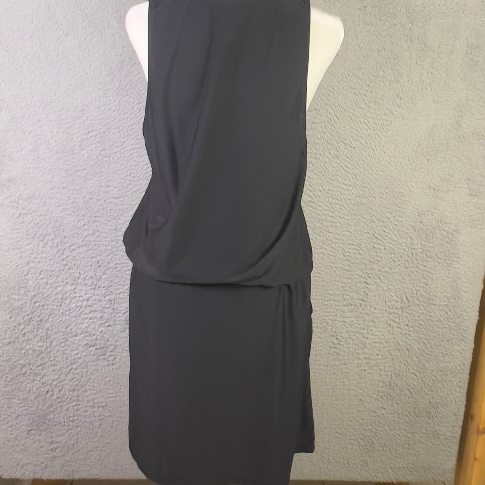 Tommy Bahama Portofino Luxe Tank Dress Coverup Womens Large Black Beach Casual - Picture 2 of 6